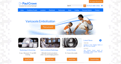 Desktop Screenshot of drpaulcrowe.com
